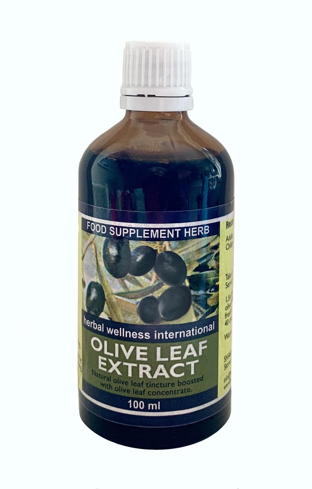 Best Olive Leaf Tincture 100ml fortified for Maximum Strength.  Free shipping in the UK.