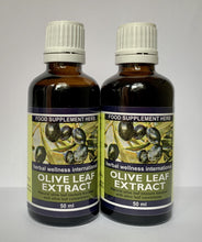 Load image into Gallery viewer, 2 Bottle deal - Best Olive Leaf Tincture 50ml Fortified for Maximum Strength - Free Shipping in the UK